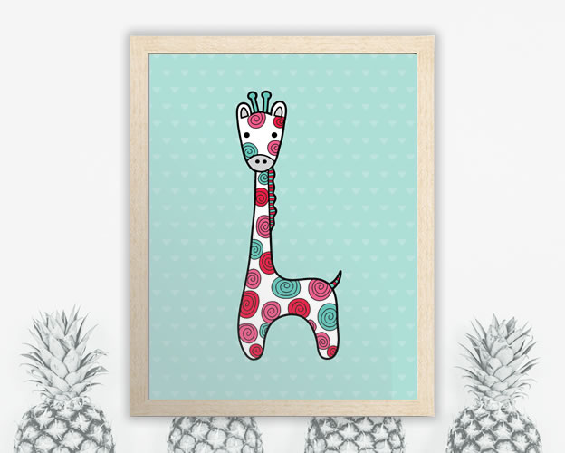 DIY A3-Giraffe-Frame