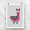 Tazi Llama-Poster