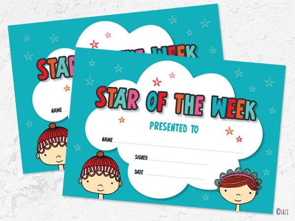 Star of the Week Certificate | Digital Download