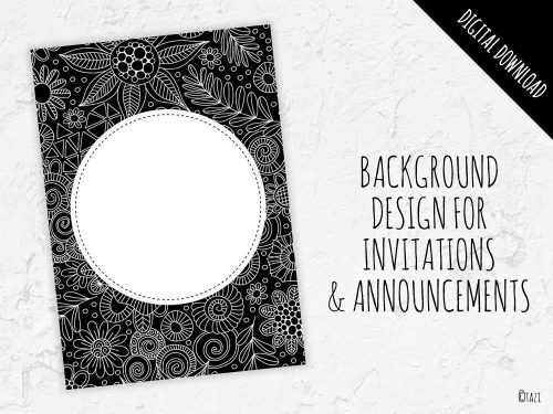 DIY BW-Doodle-Circle