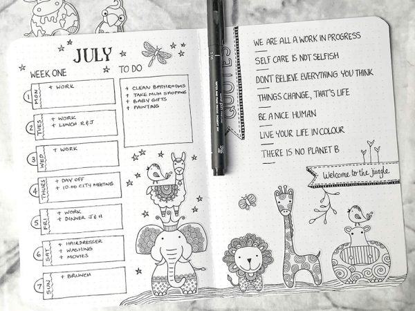 DIY Stickers-Animal-Journal