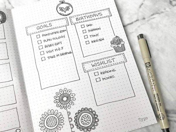 DIY Stickers-Birthday-Journal