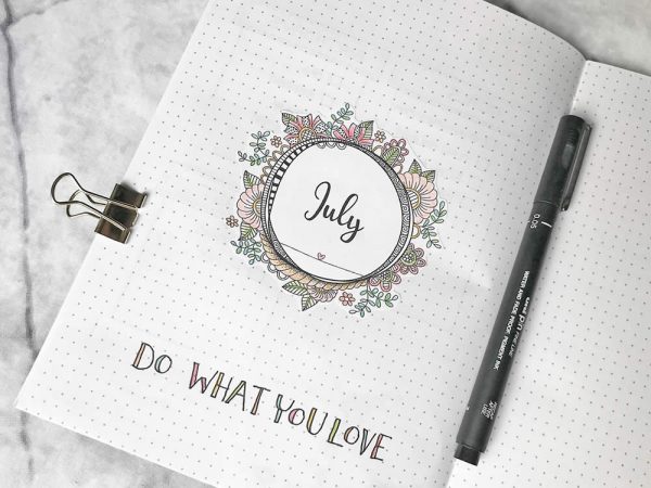 DIY Stickers-Month-Journal