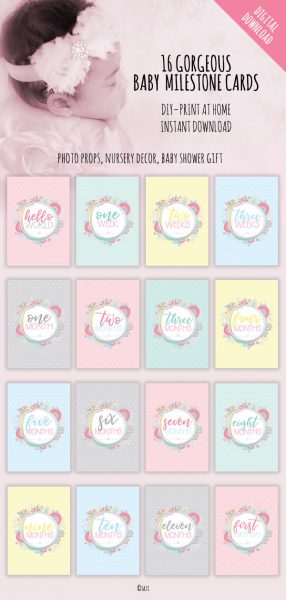 DIY baby-milestone-pastel