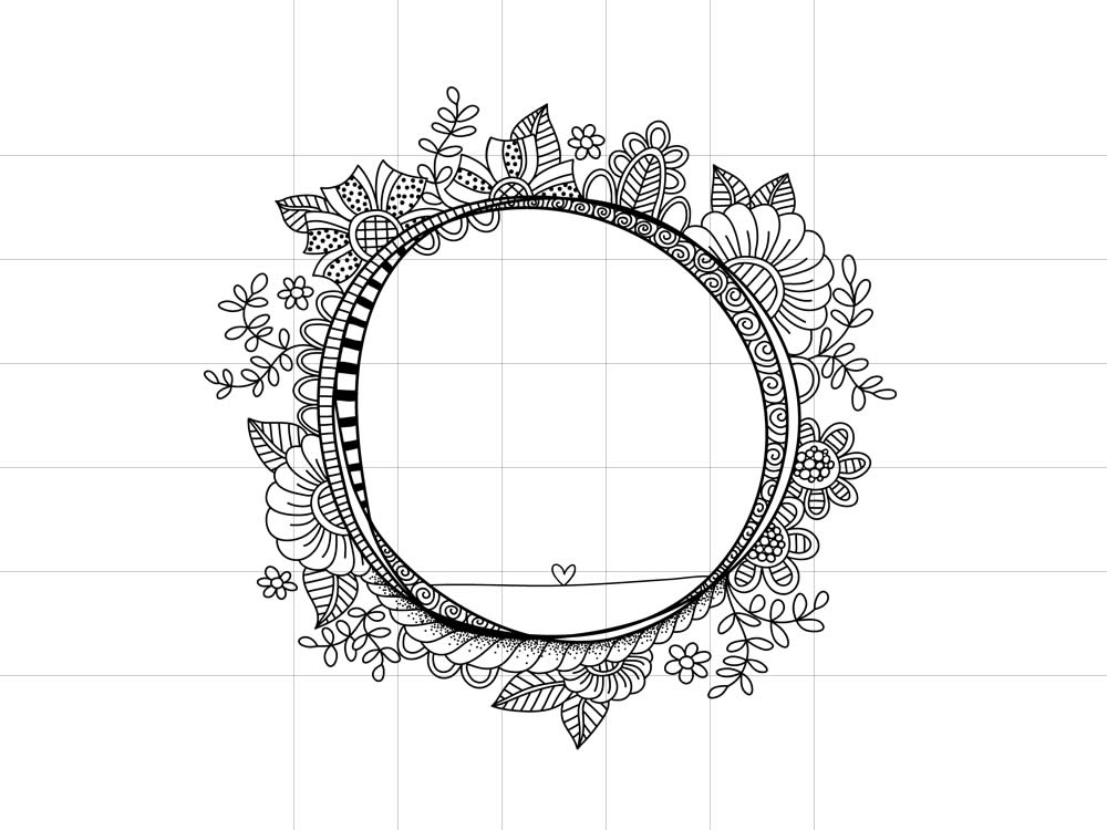 DIY doodle-frame-outline