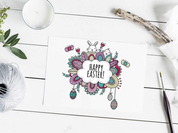 DIY happy-easter-mockup