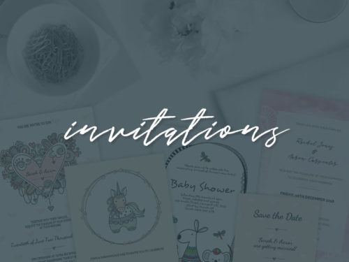 DIY invitations