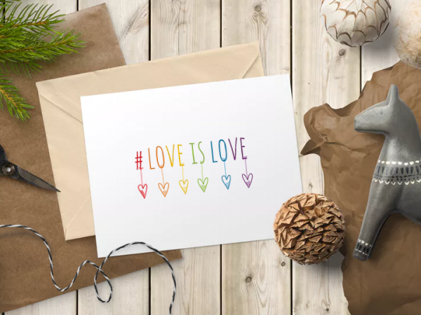DIY love-is-love-card