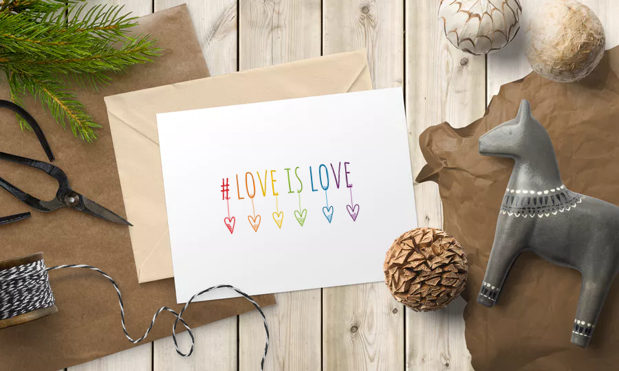 DIY love-is-love-card