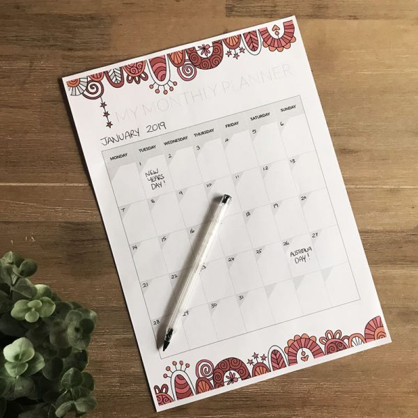 Tazi monthly-planner-pic