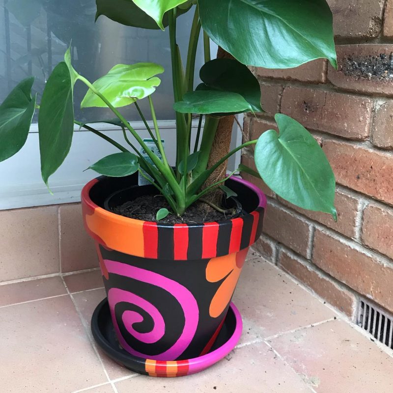 Painted pots by Tazi