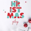 Christmas Letters Clip Art | Digital Download - Image 2