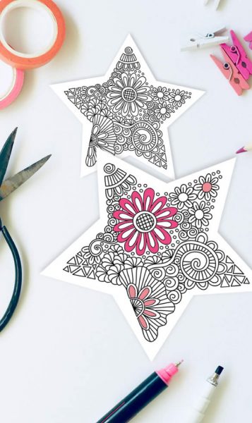 Tazi pin-digi-stamp-star