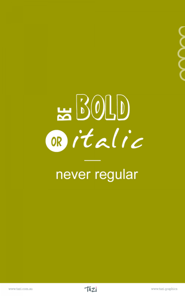 Tazi pin-typography-bold