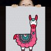 Tazi pin-wallart-alpaca