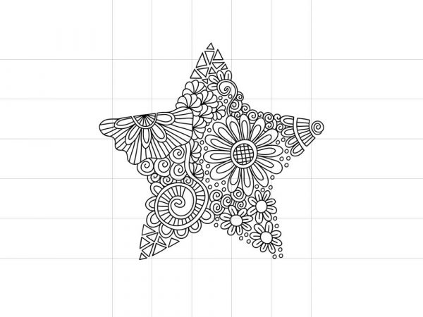DIY star-doodle-black