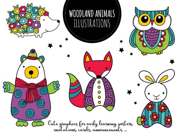 DIY woodland animals